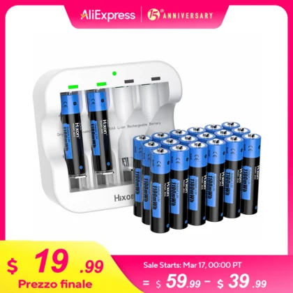 Hixon AAA 1100mWh 1.5V Li-Ion Rechargeable Battery ,Support Wholesale, Flashlight, Fan , Game Machine For Mouse Are Available