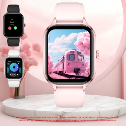 Smart Watch For Women Full Touch Screen Bluetooth Call Watches Sport Fitness Tracker Smartwatch Lady